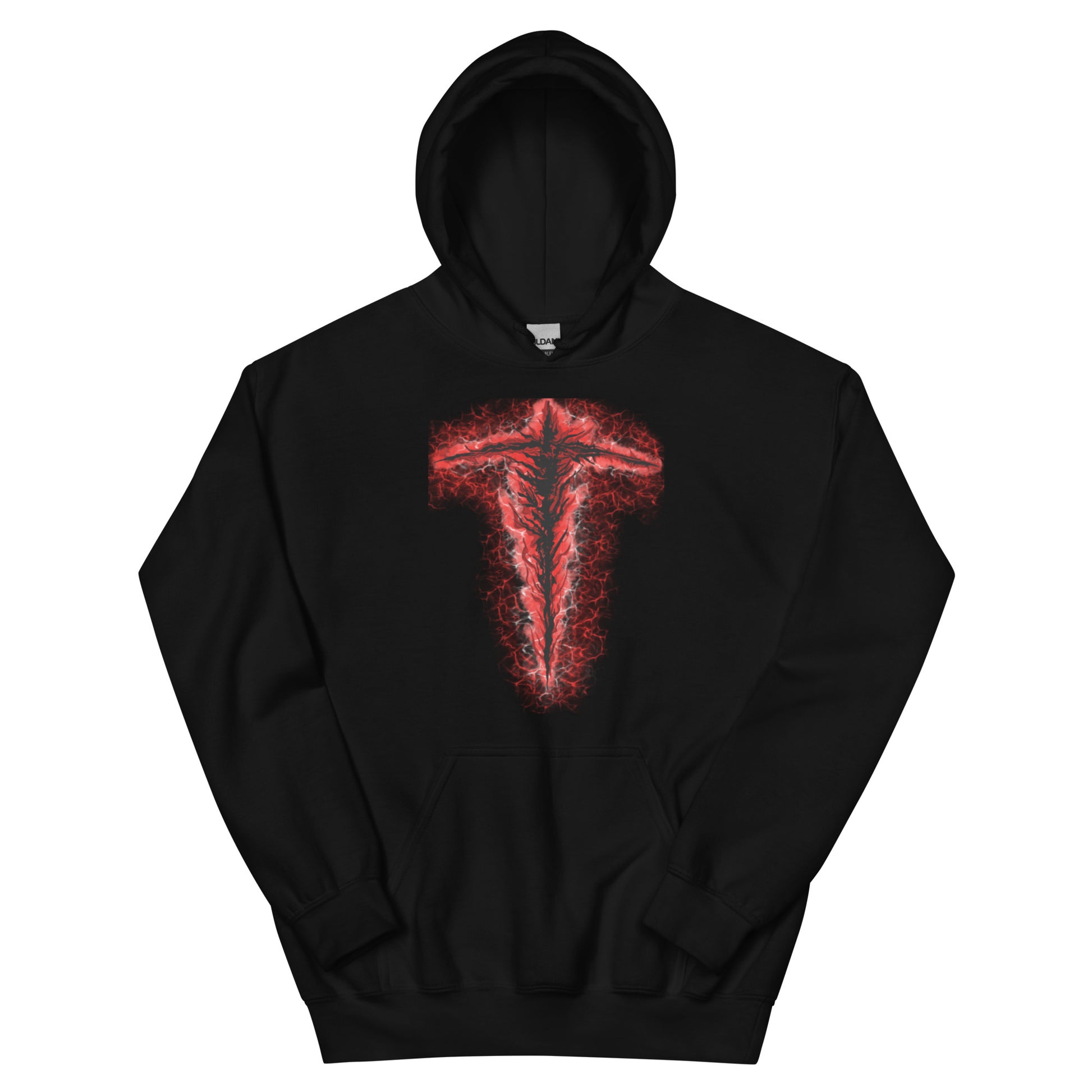 black hoodie, elden ring, pull over, cotton, long sleeve