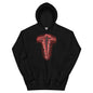 black hoodie, elden ring, pull over, cotton, long sleeve