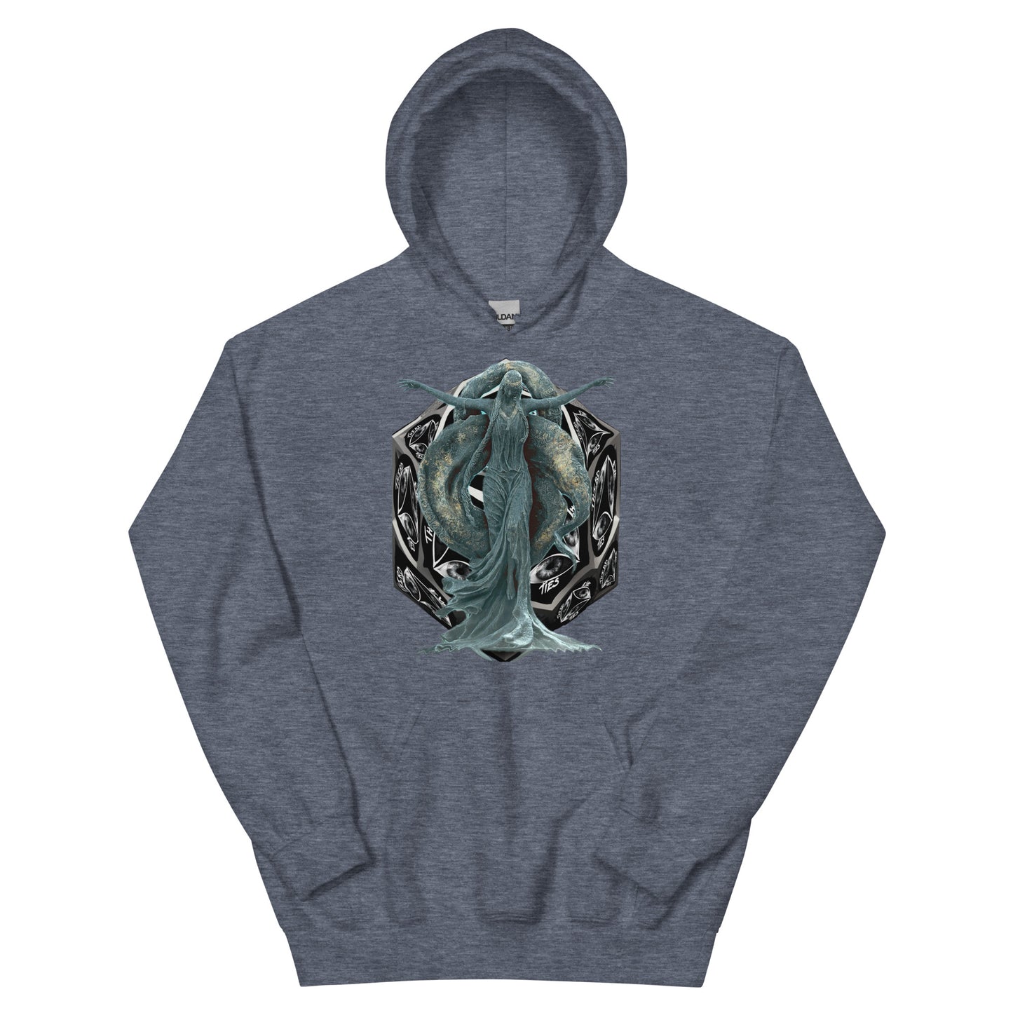 Statue of marika by Godshand Unisex Hoodie