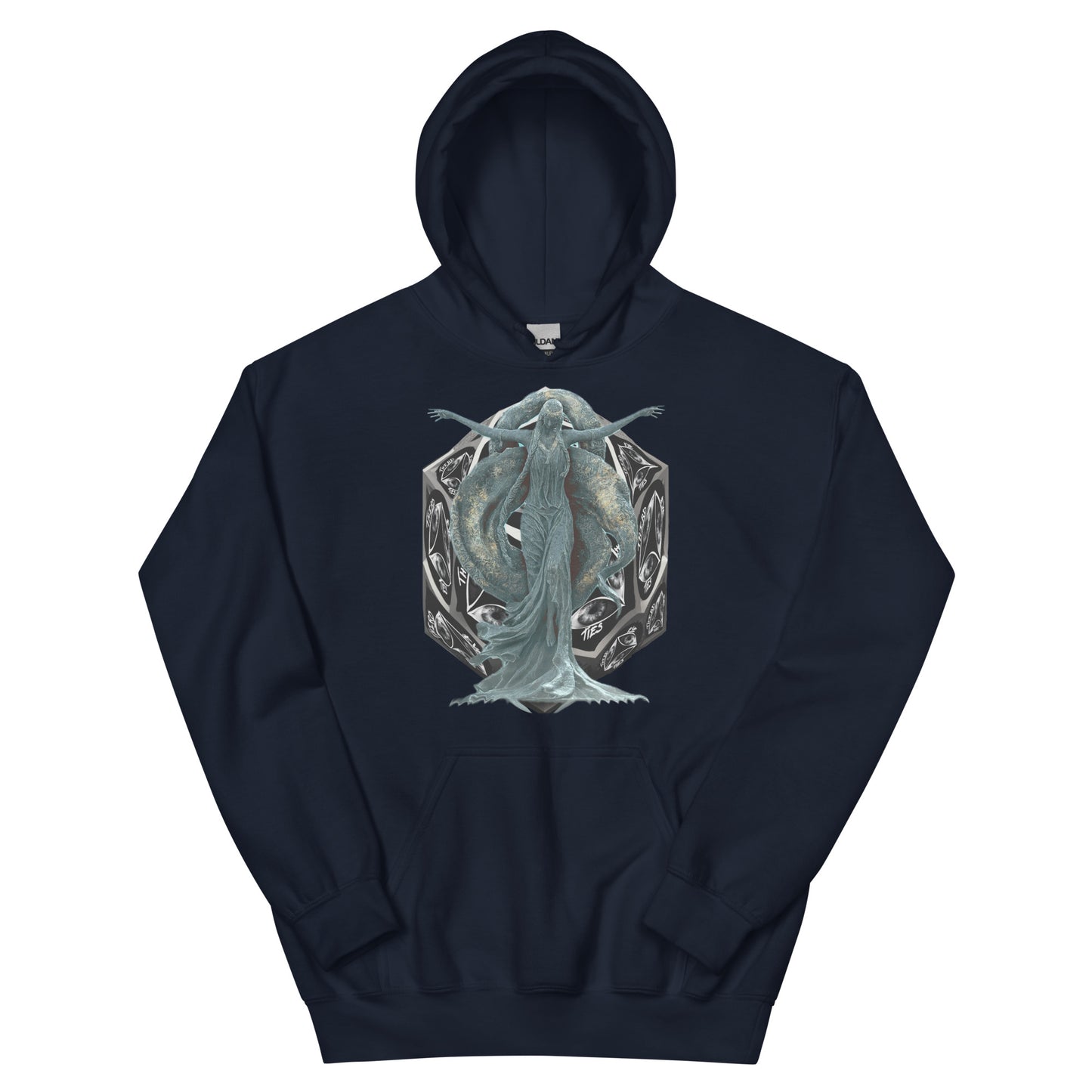 Statue of marika by Godshand Unisex Hoodie