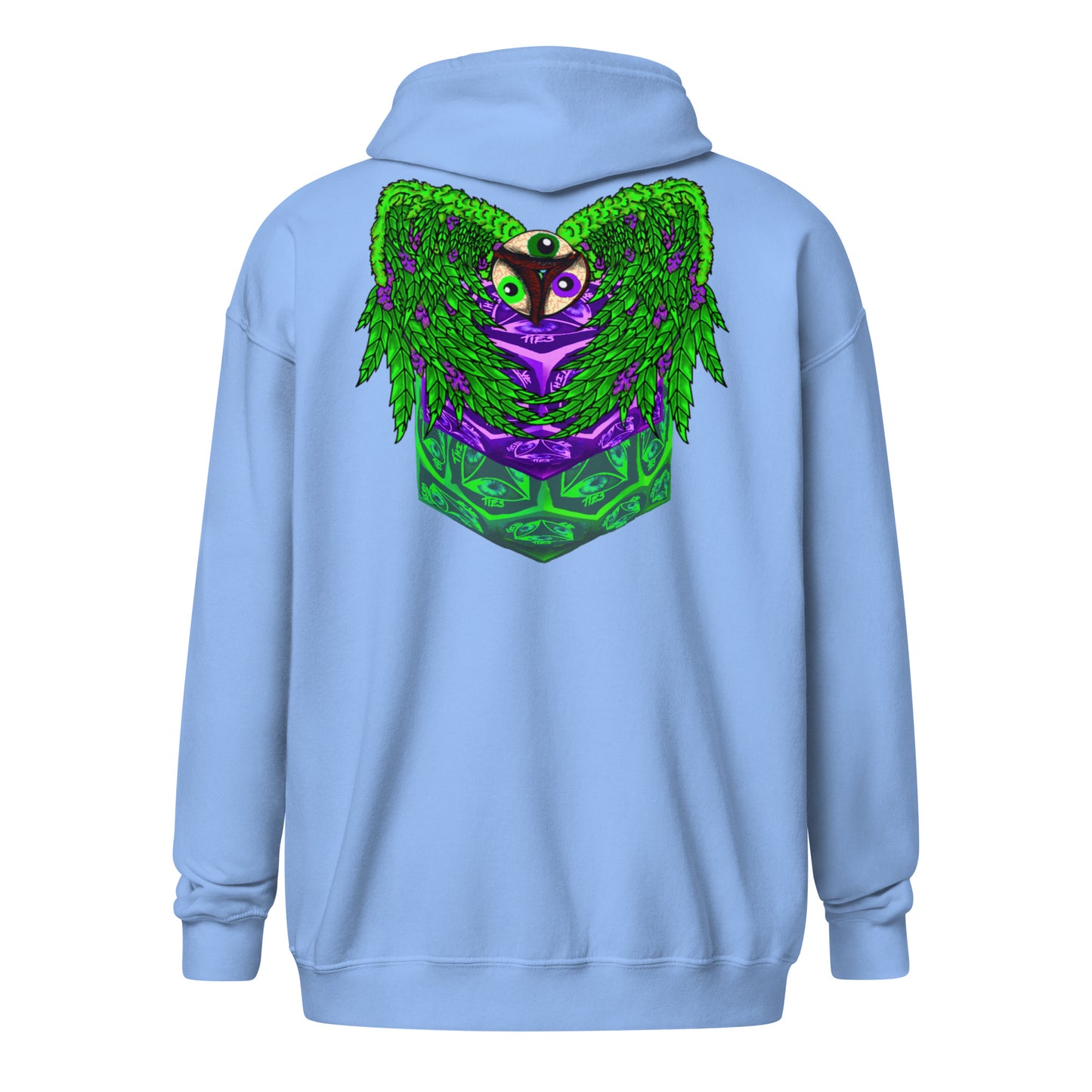 Bud Angel by Godshand Unisex heavy blend zip hoodie