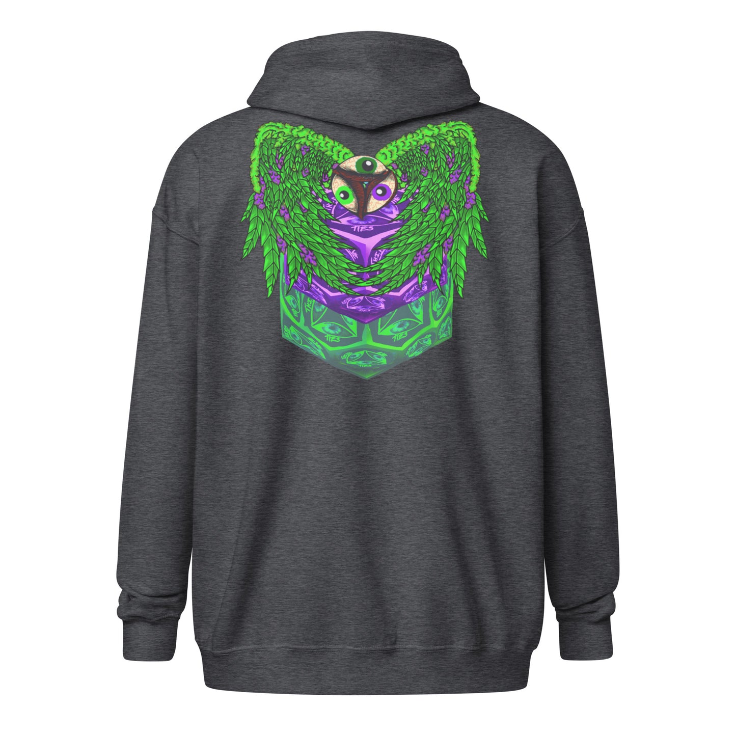 Bud Angel by Godshand Unisex heavy blend zip hoodie