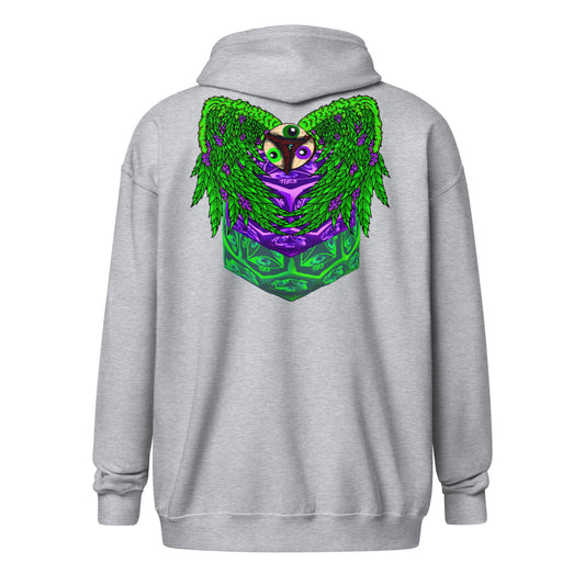 Bud angel by Godshand Unisex heavy blend zip hoodie