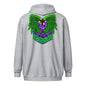 grey hoodie, artistic, third eye, cotton, pull over, long sleeve