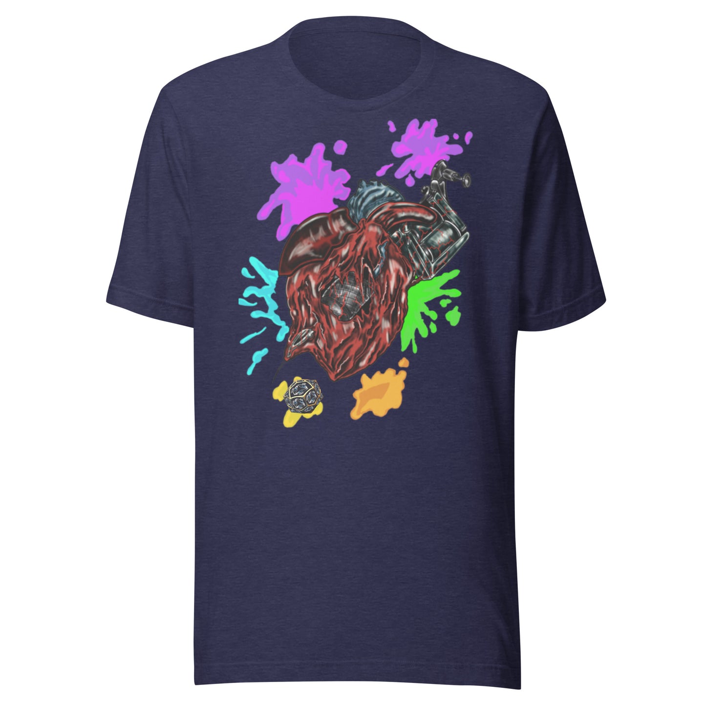 Heart of tattooing by Godshand Unisex t-shirt